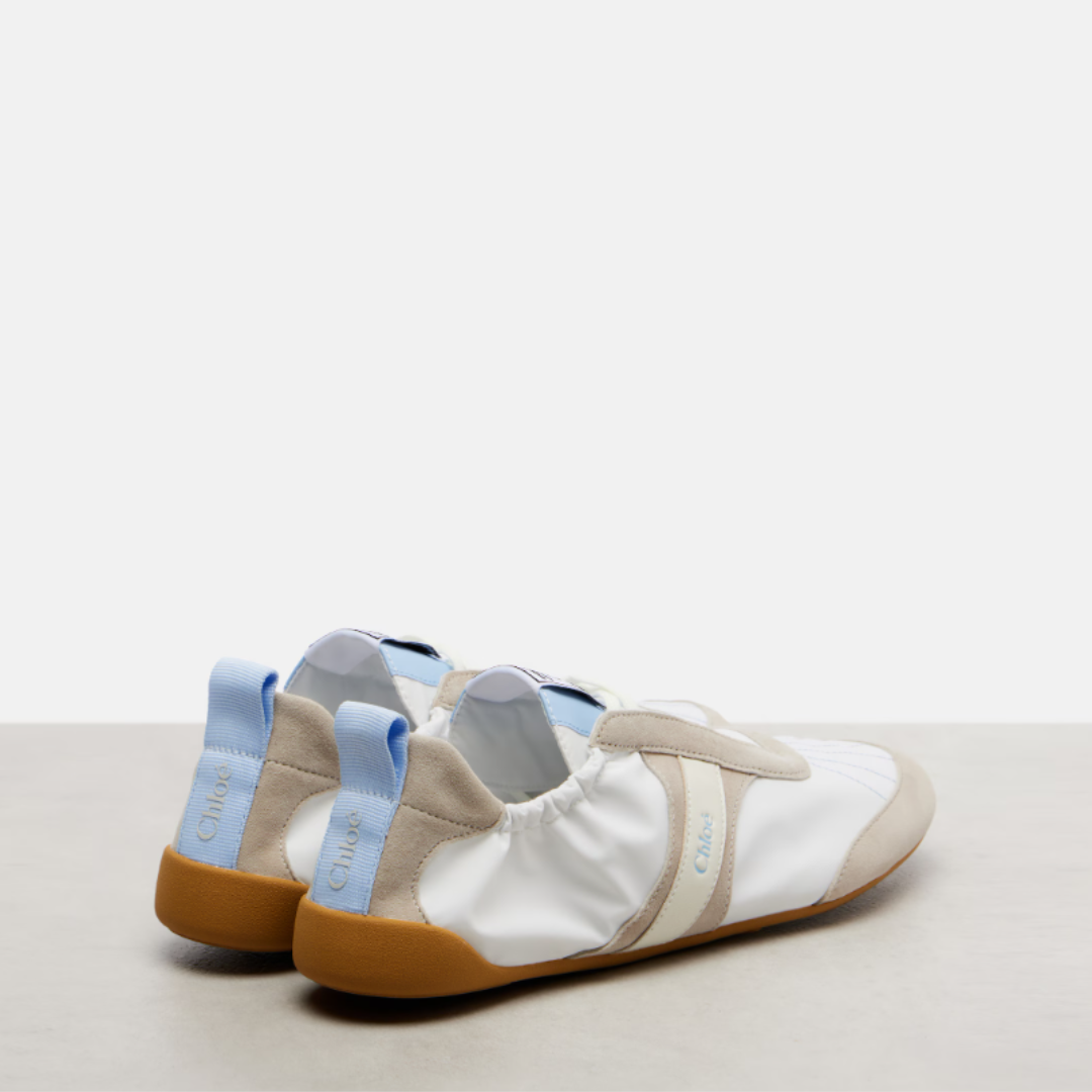 Chloé Kick Sneakers Albastru Ciel